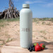 Custom Artwork Engraved Name Sage Grey Luxe Matte Finish 750ml Water Bottle
