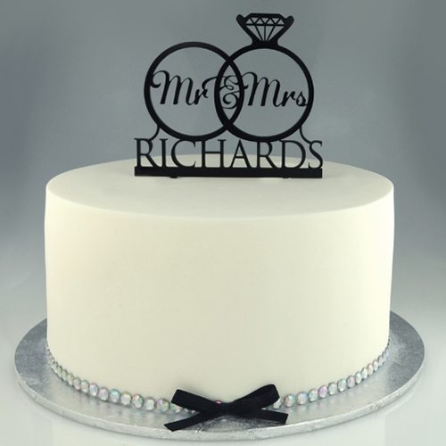 Personalised Acrylic Cake Toppers