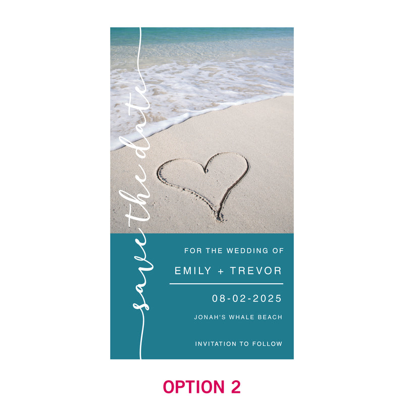 Personalised Wedding 'Save the Date' Magnets