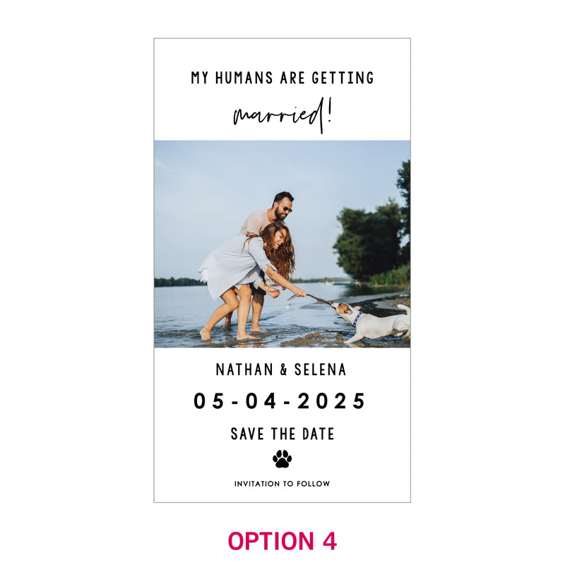 Personalised Wedding 'Save the Date' Magnets