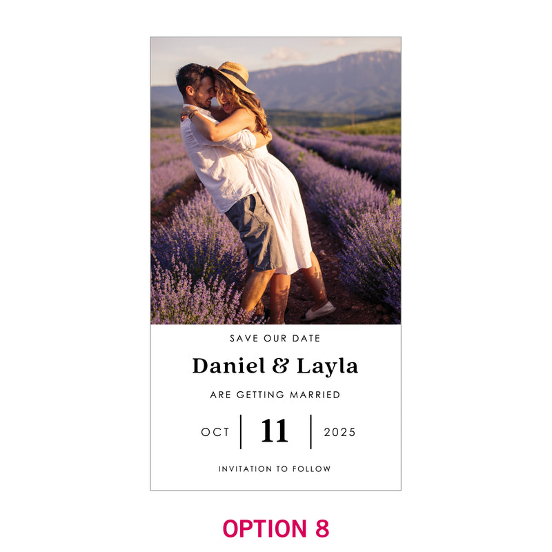 Personalised Wedding 'Save the Date' Magnets