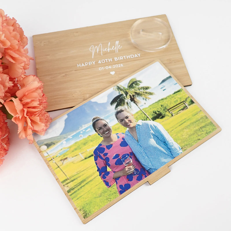 Custom  Wooden Photo Printed Card Frames