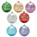 Custom Hand-Painted Glitter Baubles Christmas Gift