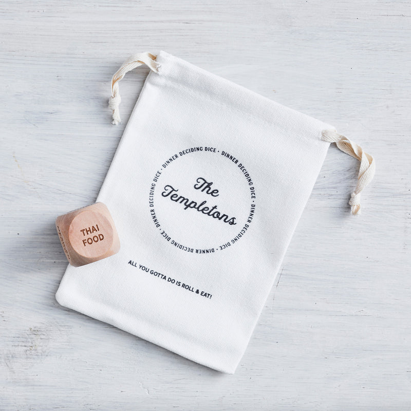 Unique gift for families – personalised Dinner Deciding Dice Game