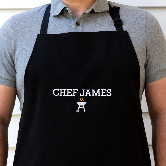 Embroidered Father's Day BBQ Apron