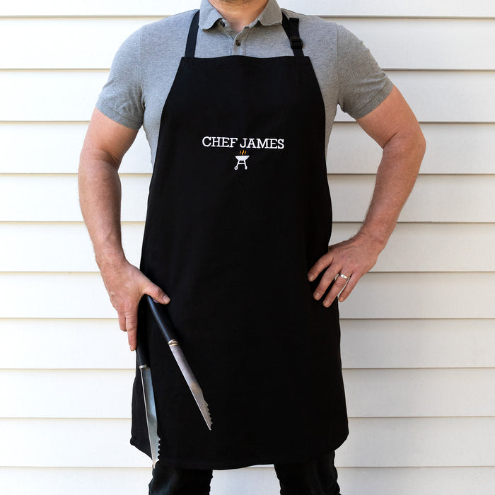 Embroidered Father's Day BBQ Apron