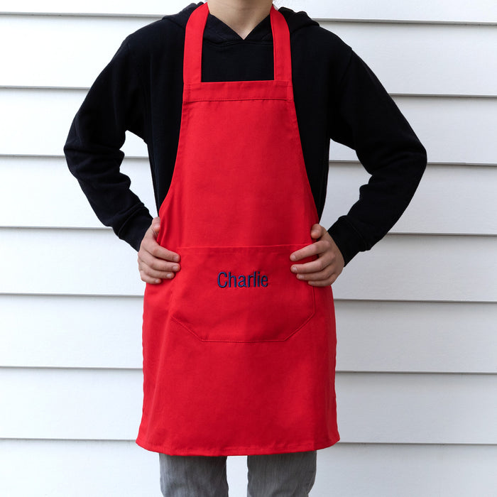 Personalised Embroidered Kid's Cooking Apron  