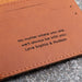 Personalised Engraved Leatherette Rawhide Wallet Father's Day Present