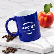 Personalised teacher mug gift for end of year, Christmas or a special thank you.