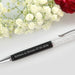 Engraved Crystal Black Pen with Velvet Pouch