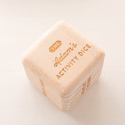 70mm novelty activity dice for families, featuring custom adventures on each side