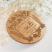 Personalised Engraved Eat, Drink and be Married Wooden Wedding Reception Coaster Favours