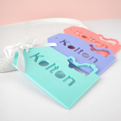 Laser Cut Acrylic Easter Gift Tag