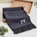 100% Merino Wool Blanket, Monogrammed and Gift Boxed for Special Occasions