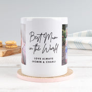 Custom printed mug for Mum featuring favourite photos perfect daily coffee keepsake