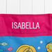 Customised Embroidered Kids Name Pink Mermaid Dolphin Beach Chair