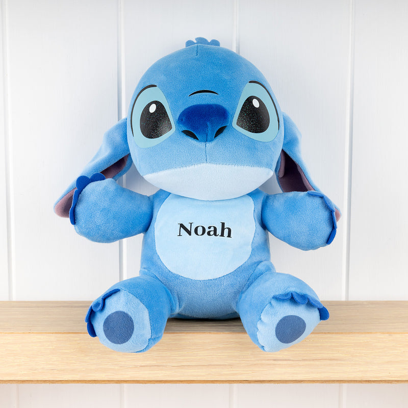 Official Disney Stitch plush personalised birthday gift