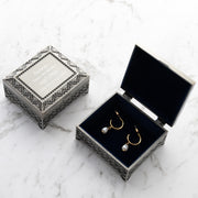 Engraved birthday jewellery box with velvet lining and hinged lid keepsake gift