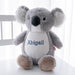 Customised Embroidered Kids Name Koala Stuffy Toy Gift for Kids