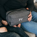 Toiletries bag for him with custom name or initials