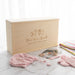 Personalised baby birth keepsake box engraved on natural pine wood with sliding lid for newborn memories