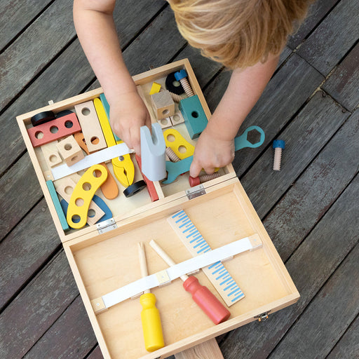 Printed Wooden Tool Set for Kids