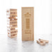 Engraved wooden box tumbling tower, perfect family gift for any occasion