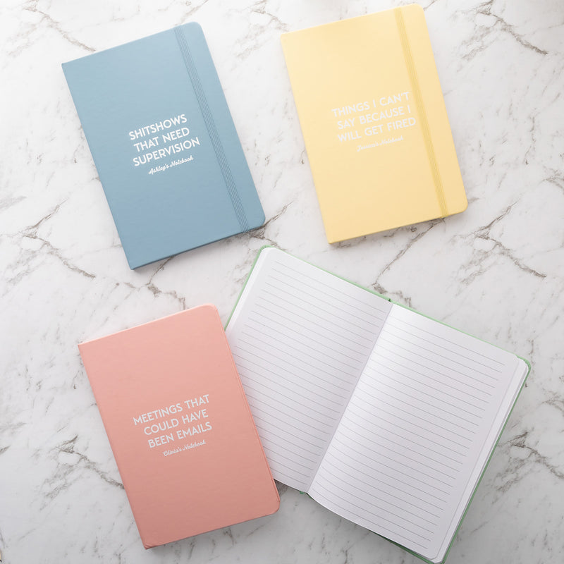 Engraved PU cover notebook gift for colleagues, boss or Secret Santa