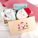 Custom Christmas keepsake box with child’s name, perfect for pyjamas, books and Santa surprises.