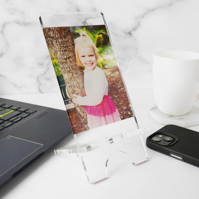 Photo Printed Bedside Table Iphone Holders Gifts for Dad