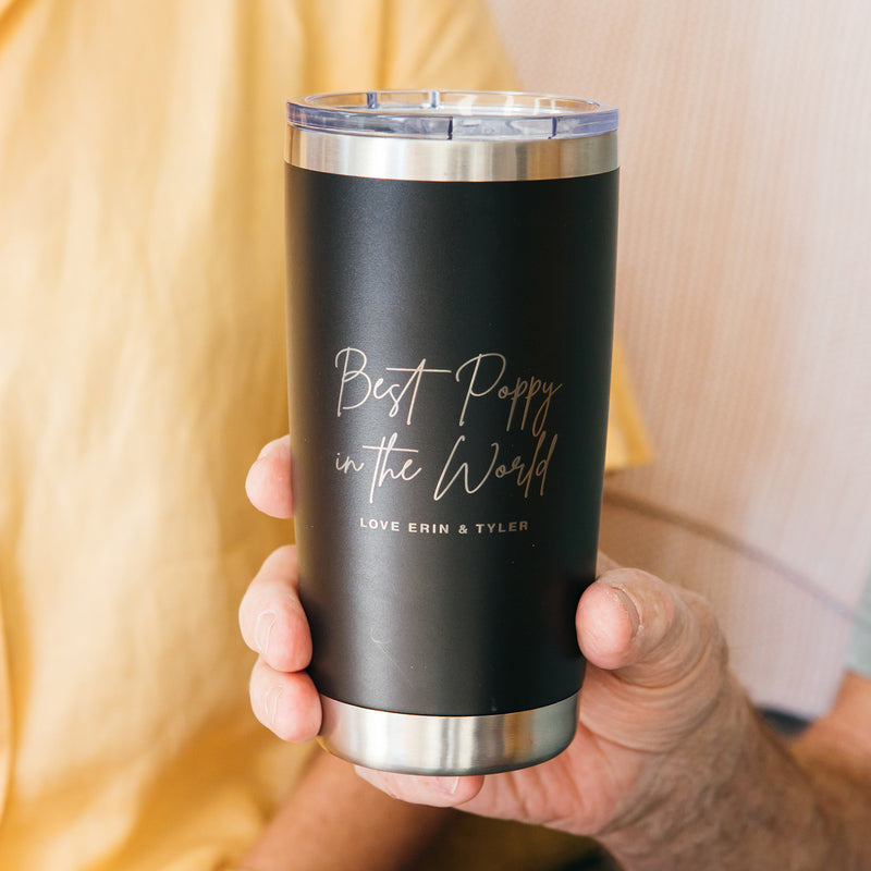 Engraved Father's Day Stainless Steel Insulated Travel Mug 590ml