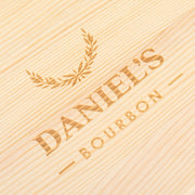 Personalised wooden whiskey gift box with two laser engraved glasses and reusable whiskey stones, a memorable gift for whiskey lovers.