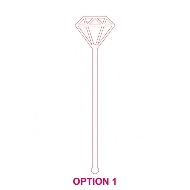 Bridal Shower Laser Cut Acrylic Drink Stirrers
