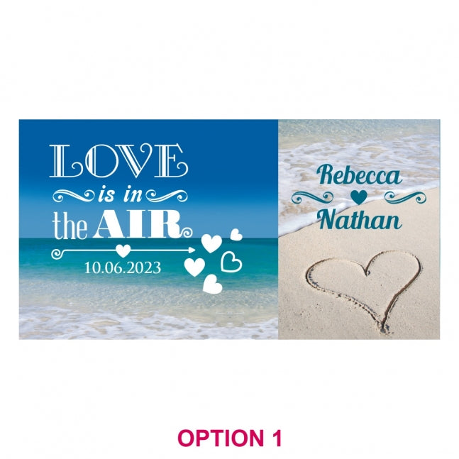 Full Colour Wrap Wedding Stubby Holders