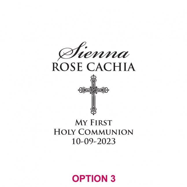 Engraved Christening Glass Coasters
