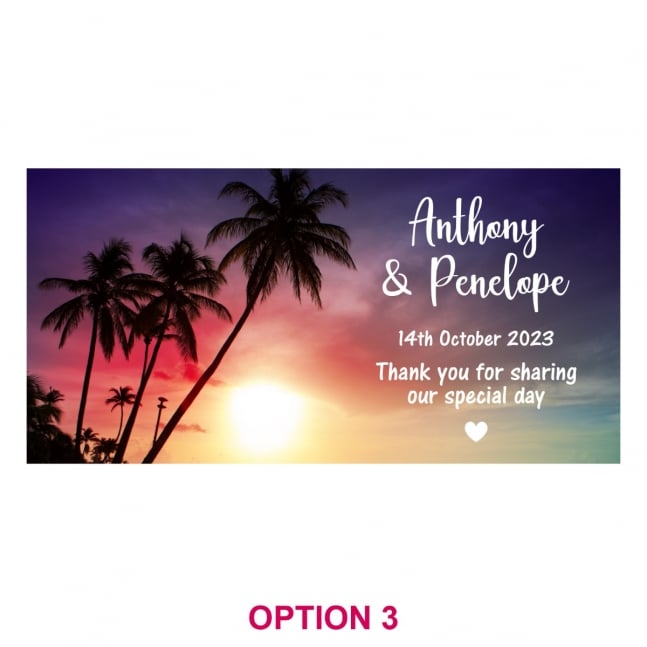 Full Colour Wrap Wedding Stubby Holders