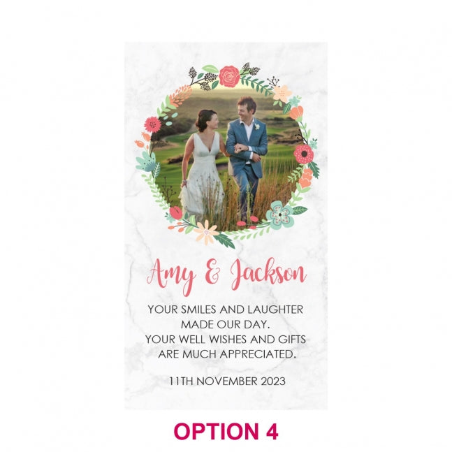 Personalised Wedding 'Thank You' Magnets