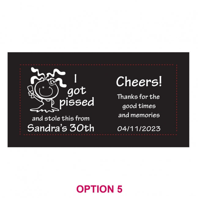 Birthday Stubby Holders - 1 Colour Print
