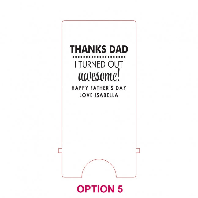 Father's Day Engraved Acrylic Smartphone Holder