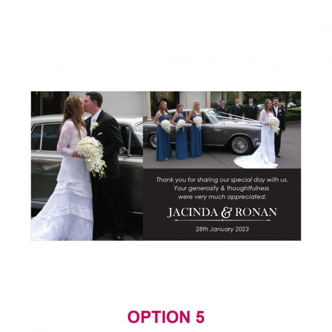 Personalised Wedding 'Thank You' Magnets