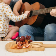 Custom Artwork Engraved Name Cheese Serving Guitar Board