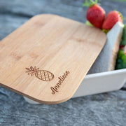 Customised Engraved Bamboo Lid Lunchbox Birthday Gift