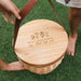 Customised Engraved Mother’s Day Cooler Picnic Basket with Wooden Lid