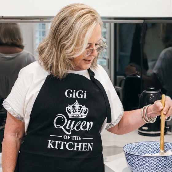 Printed "Queen of the Kitchen" Apron