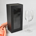 Wine Glass Presentation Gift Box With Magnetic Closing Lid