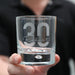 Personalised Engraved 30th Milestone Birthday Round Scotch Glass Present