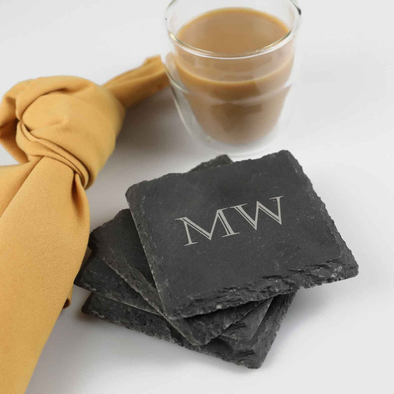 Personalised Engraved Slate Birthday Coaster Present