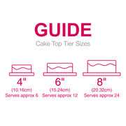 cake tier sizes