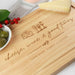 Customised Engraved Rectangle Wooden Cheese Board Christmas Present