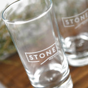 Custom Designed Corporate Logo Engraved 365ml HiBall High Ball Glass Employee or Client Present